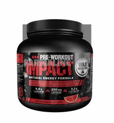 Gold Nutrition Pre Workout impact cu pepene rosu 400 gr