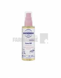 Sanosan Baby Ulei de ingrijire cu galbenele, soia, migdale si masline 100 ml