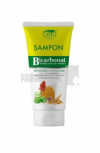 Ceta Sibiu Sampon pentru hidratare si revitalizare cu bicarbonat, bio-lipide, miere, aloe si vitamina F 200 ml