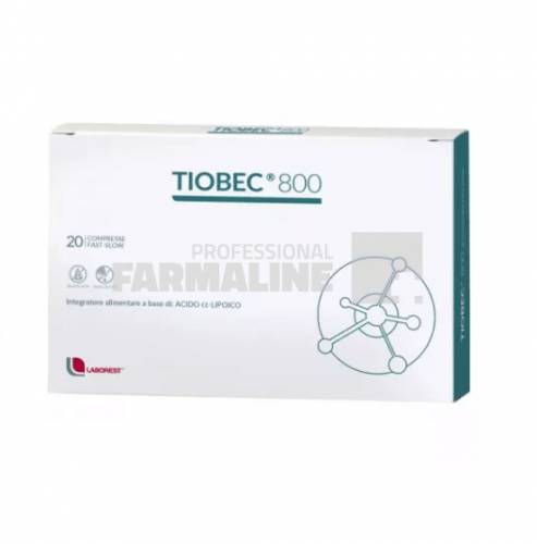 Tiobec 800 mg 20 comprimate