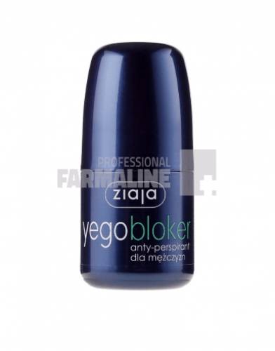 Ziaja Roll-on antiperspirant cu ricin si ulei de menta Blocker pentru barbati 60 ml