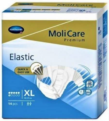 Hartmann MoliCare Premium Elastic XL cu 6 picaturi - 14 bucati