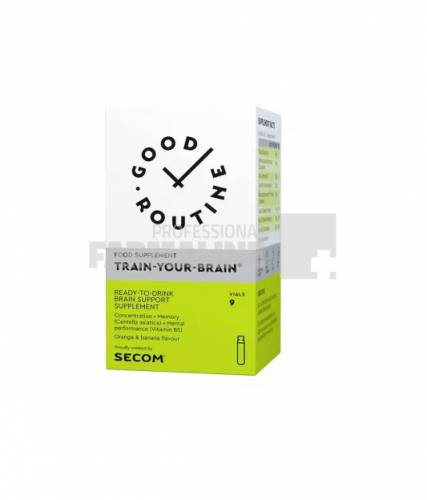 Train Your Brain Good Routine 9 flacoane x 25 ml