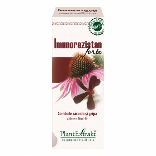 Imunorezistan Raceala si Gripa Forte, 50 ml, Plant Extrakt