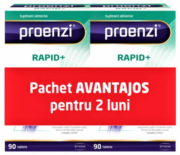 walmark proenzi artrostop rapid+ - 90 tablete (pachet avantajos + 90 tablete - cura pentru 2 luni)