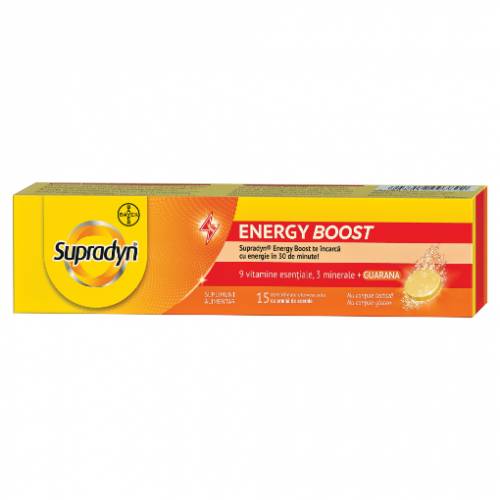 Supradyn Energy Boost - 15 comprimate efervescente