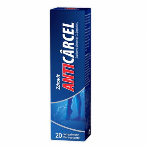 Zdrovit Anticarcel 20 Comprimate Efervescente