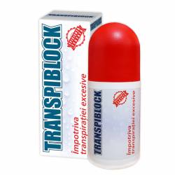 Roll-on impotriva transpiratiei excesive, Transpiblock, 50 ml