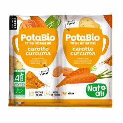 Supa instant cu morcovi, turmeric si legume Eco-Bio 2 x 8.5g - Nat-ali