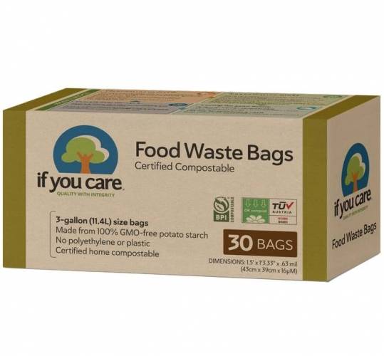 Saci menajeri compostabili 11.4L, 30 bucati - If You Care