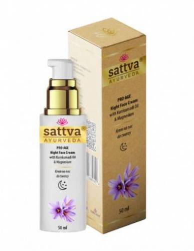 Crema de fata antirid de noapte cu kumkumadi si magneziu, 50ml – Sattva