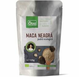 Maca neagra pudra eco-bio 125g, Obio