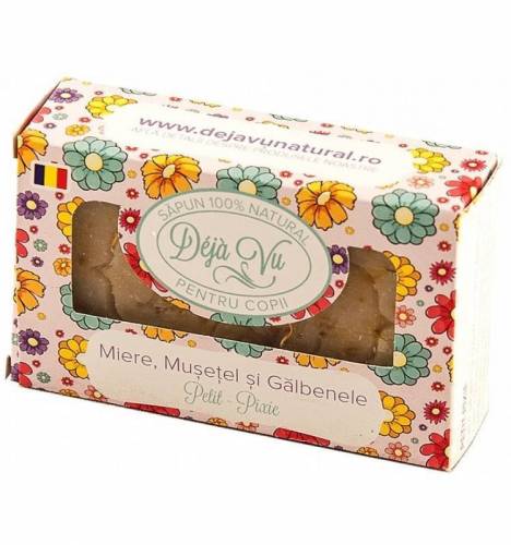 Sapun Natural miere, musetel si galbenele - Micul Pitic - 90g - Deja Vu