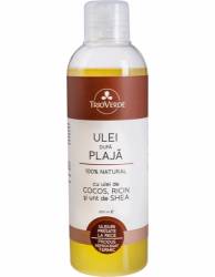 Ulei dupa plaja cu ulei de Cocos, Ricin si unt de Shea 200ml, TrioVerde
