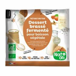 Ferment pentru deserturi din bauturi vegetale, eco-bio, 24 g, Nat-ali