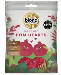 Jeleuri inimioare cu rodie bio 75g - Biona
