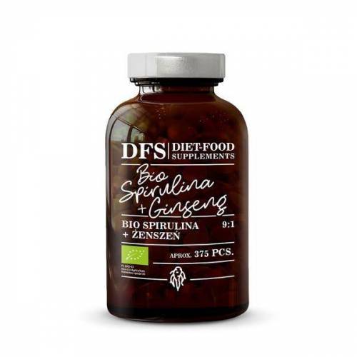 Spirulina si Ginseng, eco-bio, 375 tablete - Diet Food