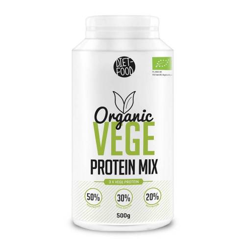 Mix proteine vegane, eco-bio, 500g - Diet Food