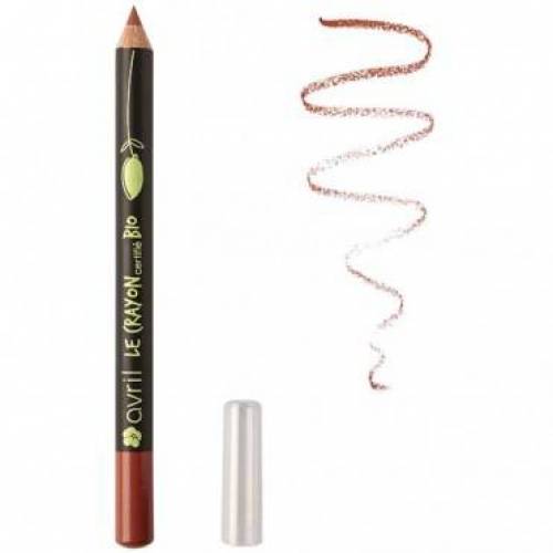 Creion contur buze Nude cu unt de shea, eco-bio, 1g - Avril