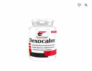 DEXOCALM - nervozitate si anxietate, 120 capsule - FARMA CLASS