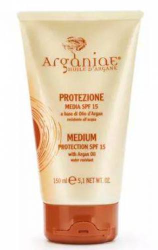 Crema pentru protectie solara cu ulei de argan SPF 15, 150ml - Argania