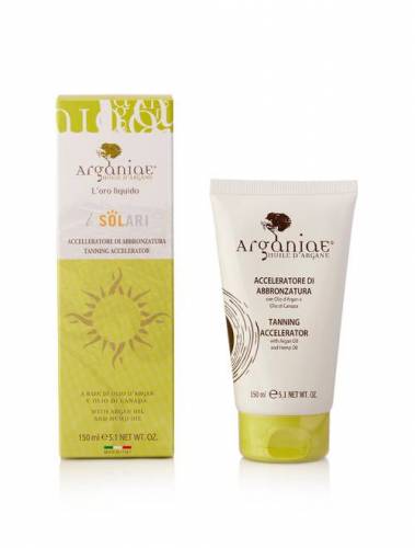 Crema accelerator bronz cu ulei de argan si canepa, 150 ml, Argania