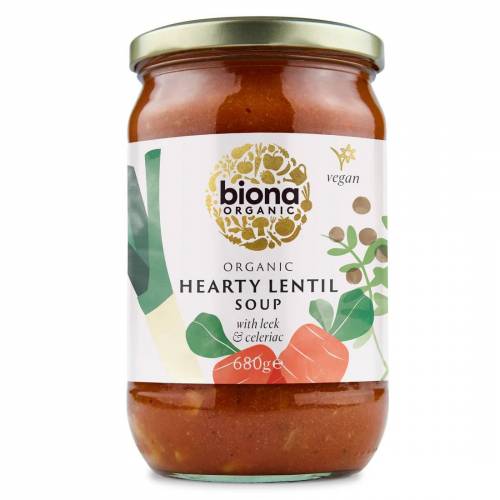 Supa de linte cu legume, eco-bio, 680 g, Biona