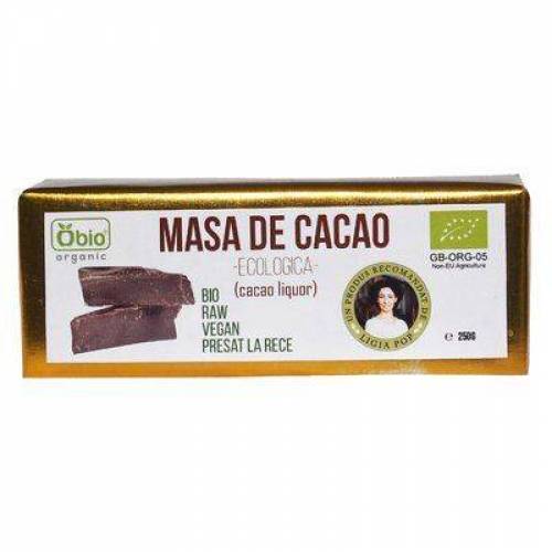 Cacao liquor - masa de cacao - raw eco-bio 250g - Obio