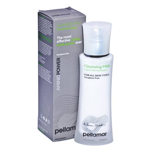 Lapte demachiant pentru toate tipurile de piele, AminoPower, 100ml - Pellamar