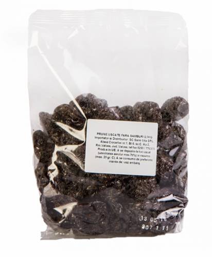 Prune uscate fara samburi 500g - SANOVITA