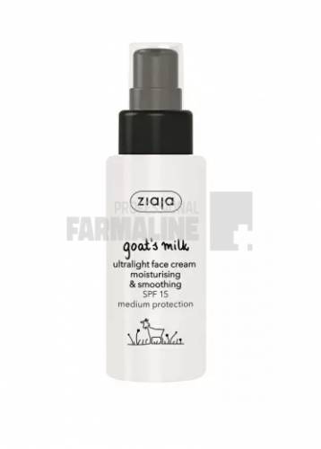 Ziaja Goat's Milk Crema de fata ultra light SPF15 50 ml