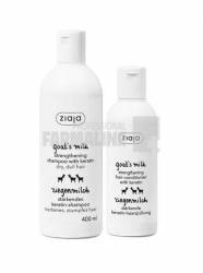 Ziaja Goat's Milk Pachet Sampon cu keratina 400 ml + Balsam cu keratina 200 ml