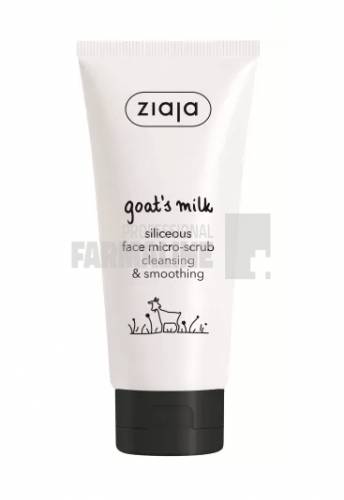 Ziaja Goat's Milk Scrub microcristalin cu siliciu pentru fata 75 ml