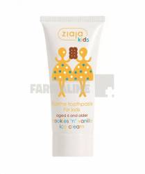 Ziaja Kids Pasta de dinti cu aroma de prajituri si inghetata de vanilie 6 ani+ 50 ml