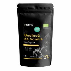 Budinca de vanilie Bio fara gluten, 100 g, Niavis