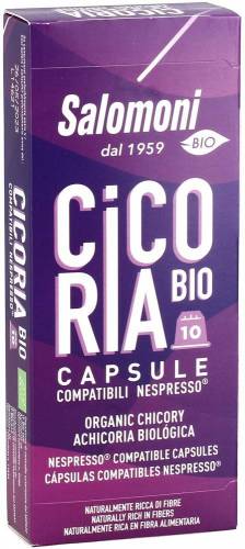 Cicoare in capsule pentru expressor, eco-bio, 10 x 4.5g, 45g - Salomoni Cafe