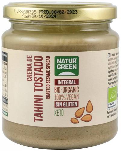 Crema tartinabila de susan prajit (Tahini), eco-bio, 300g Natur Green