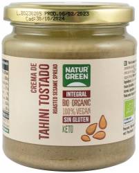 Crema tartinabila de susan prajit (Tahini), eco-bio, 300g Natur Green