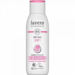 Lapte de corp cu trandafir salbatic si unt de shea, eco-bio, 200ml - Lavera