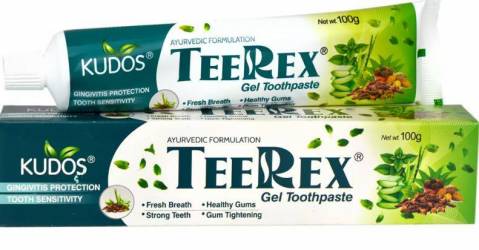 Teerex Gel de dinti Ayurvedic cu 18 plante 100g - Kudos