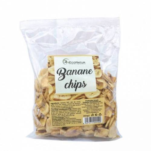 Banane chips, 250 g, EcoNatur