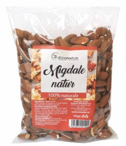 MIGDALE NATUR CRUDE 500G - ECO NATUR