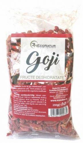 GOJI FRUCTE DESHIDRATATE 250G - ECO NATUR
