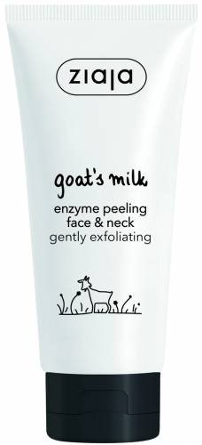Peeling cu enzime pentru fata si gat, Goat`s Milk, 75ml, - Ziaja