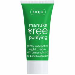 Crema de noapte exfoliere delicata, Manuka Tree, 50ml, - Ziaja