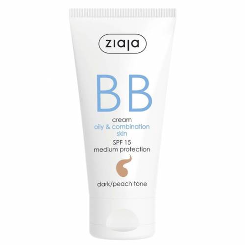 Cream pentru ten gras si mixt nuanta inchisa SPF15, BB Cream, 50ml, - Ziaja