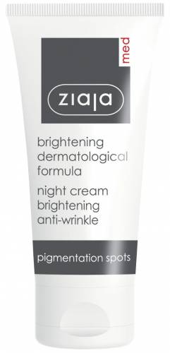 Crema de noapte iluminatoare contra petelor pigmentare, Ziaja Med, 50ml - Ziaja