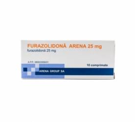 Furazolidona 25mg x 10 comprimate