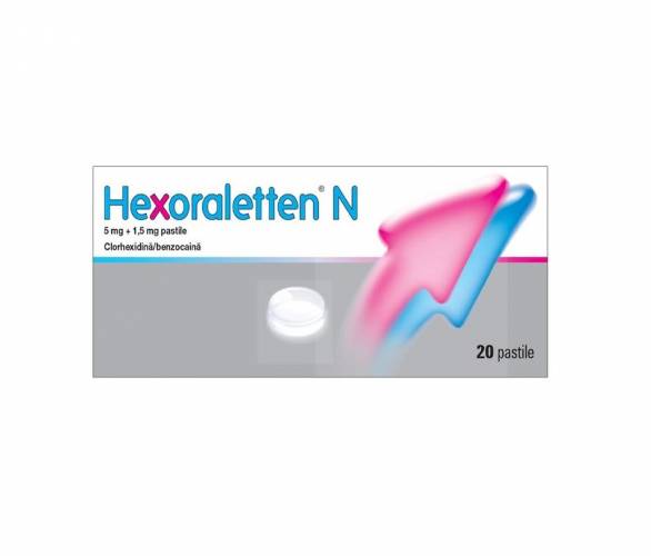 Hexoraletten N x 20 comprimate