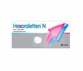 Hexoraletten N x 20 comprimate
